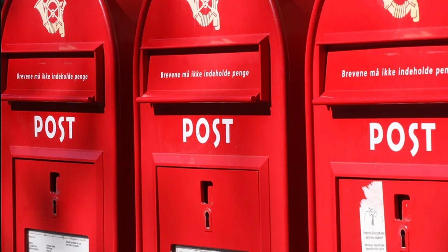 Danimarka posta servisi PostNord, mektup dağıtımını 30 Aralık itibarıyla sona erdirecek.