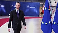 El primer ministro español, Pedro Sánchez, llega a la Cumbre de la UE en Bruselas, el jueves 18 de diciembre de 2025.