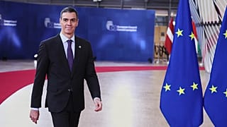 El primer ministro español, Pedro Sánchez, llega a la Cumbre de la UE en Bruselas, el jueves 18 de diciembre de 2025.