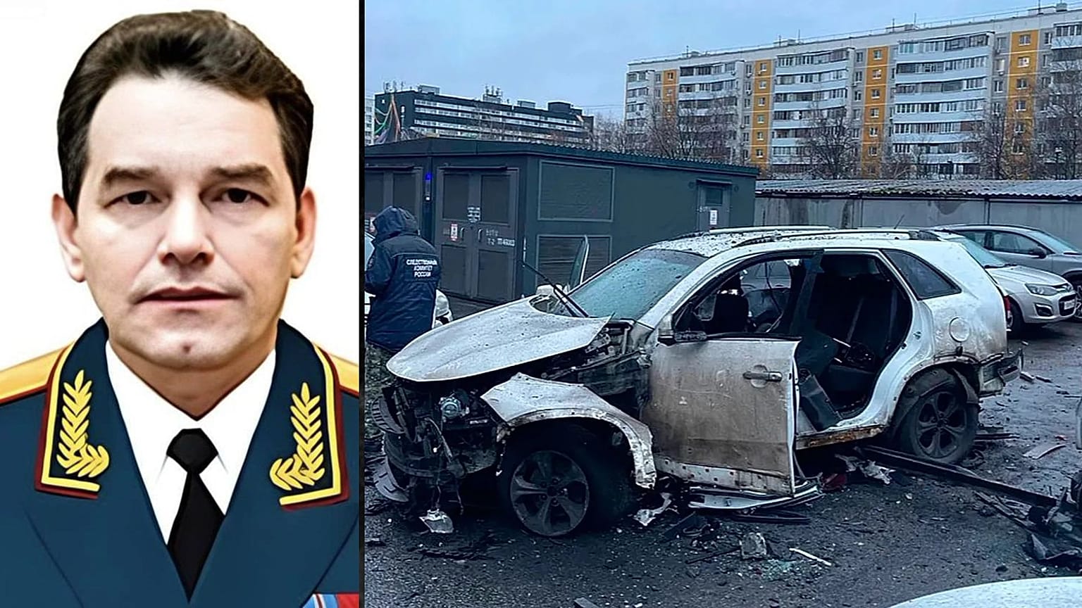 A merénylet áldozata és gépkocsija