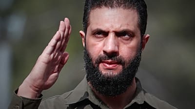 الرئيس السوري الانتقالي أحمد الشرع، دمشق، الاثنين 8 ديسمبر/كانون الأول 2025.