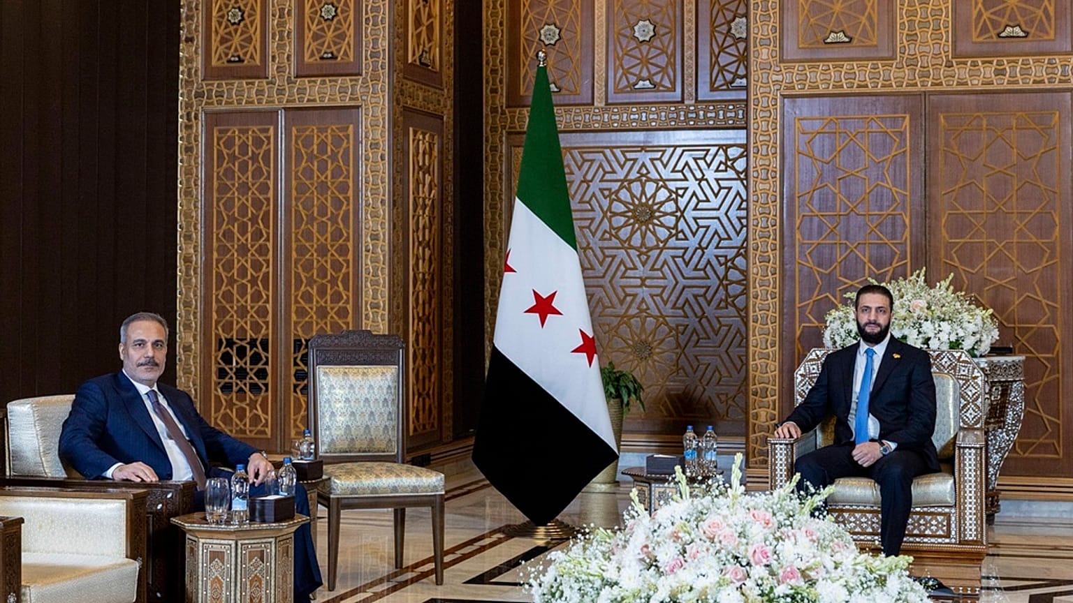 صورة أرشيفية- للقاء الشرع مع فيدان