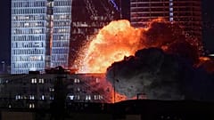 انفجار ناشی از حمله موشکی ایران به تل‌آویو در جریان جنگ ۱۲ روزه