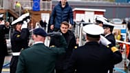 French President Emmanuel Macron in Nuuk, Greenland.