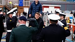 Президент Франции Эммануэль Макрон в Нууке, Гренландия.