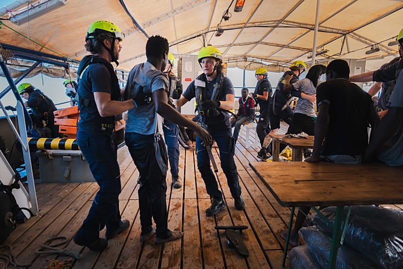 Voluntários da SOS Humanidade