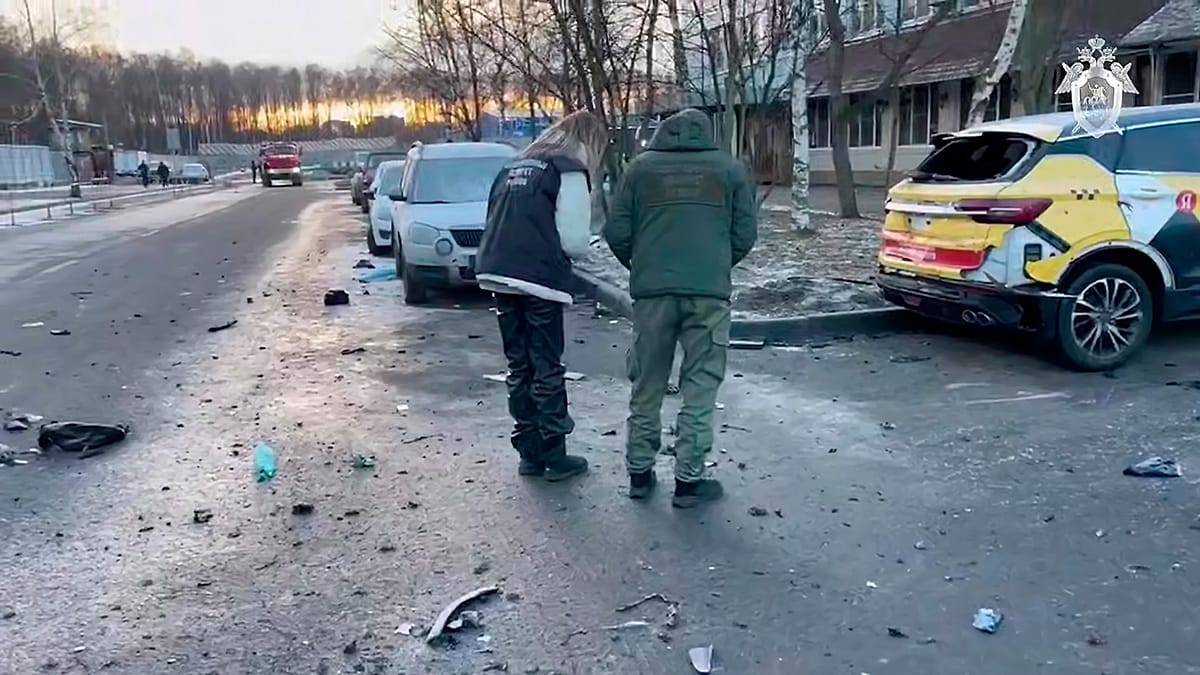 Video. Bij een explosie in Moskou komen drie mensen om het leven, onder wie twee verkeerspolitieagenten