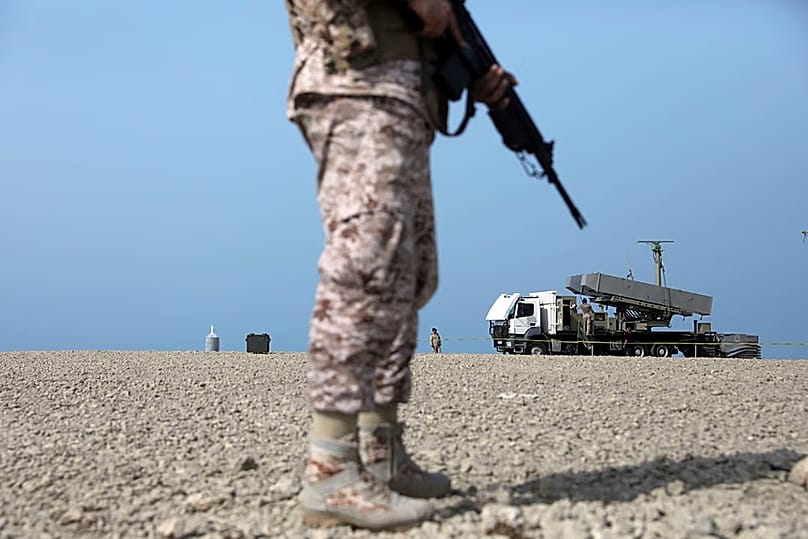 Archiv: Teil einer Übung der iranischen Marine im Golf von Oman und im Indischen Ozean, 21. August 2025.