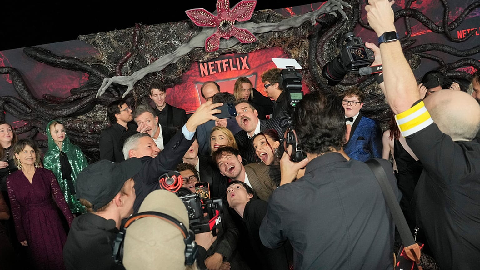 Selfie con il cast di "Stranger Things" - Los Angeles