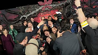 Selfie mit der Besetzung von "Stranger Things" - Los Angeles
