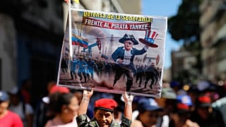 Jenki kalóznak nevezik Trumpot a caracasi tüntetők