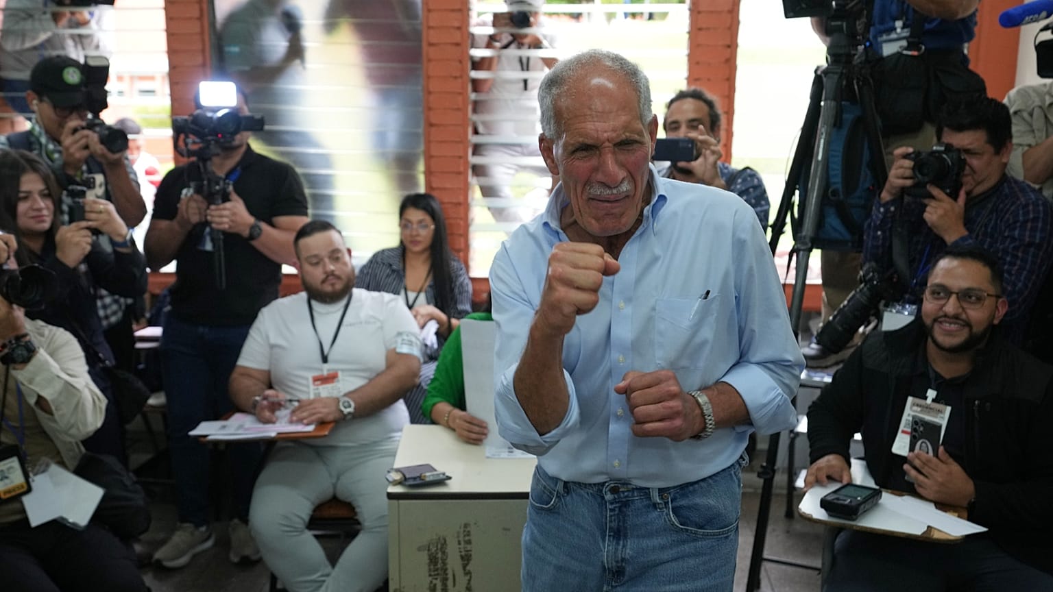 Presidential candidate Nasry Asfura, of the National Party