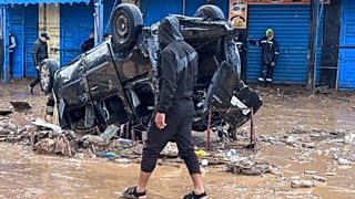 Record rainfall in Moroccan city of Salé leaves residential buildings inundated