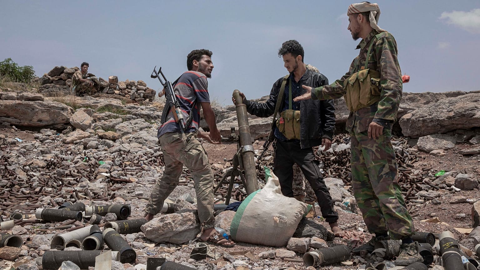 شبه‌نظامیان مورد حمایت امارات عربی متحده در جنوب یمن