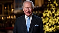 Britain's King Charles III during the recording of his Christmas message in the Lady Chapel of Westminster Abbey, central London, Thursday Dec. 11, 2025.