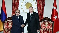 Cumhurbaşkanı Recep Tayyip Erdoğan, Ermenistan Başbakanı Nikol Paşinyan'la başkent Ankara'da, 20 Haziran 2025