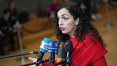 Vjosa Osmani-Sadriu koszovói elnök