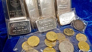 معادن الفضة والذهب 