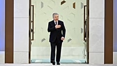Shavkat Mirziyoyev üzbég elnök a parlamentben tartott éves beszédében