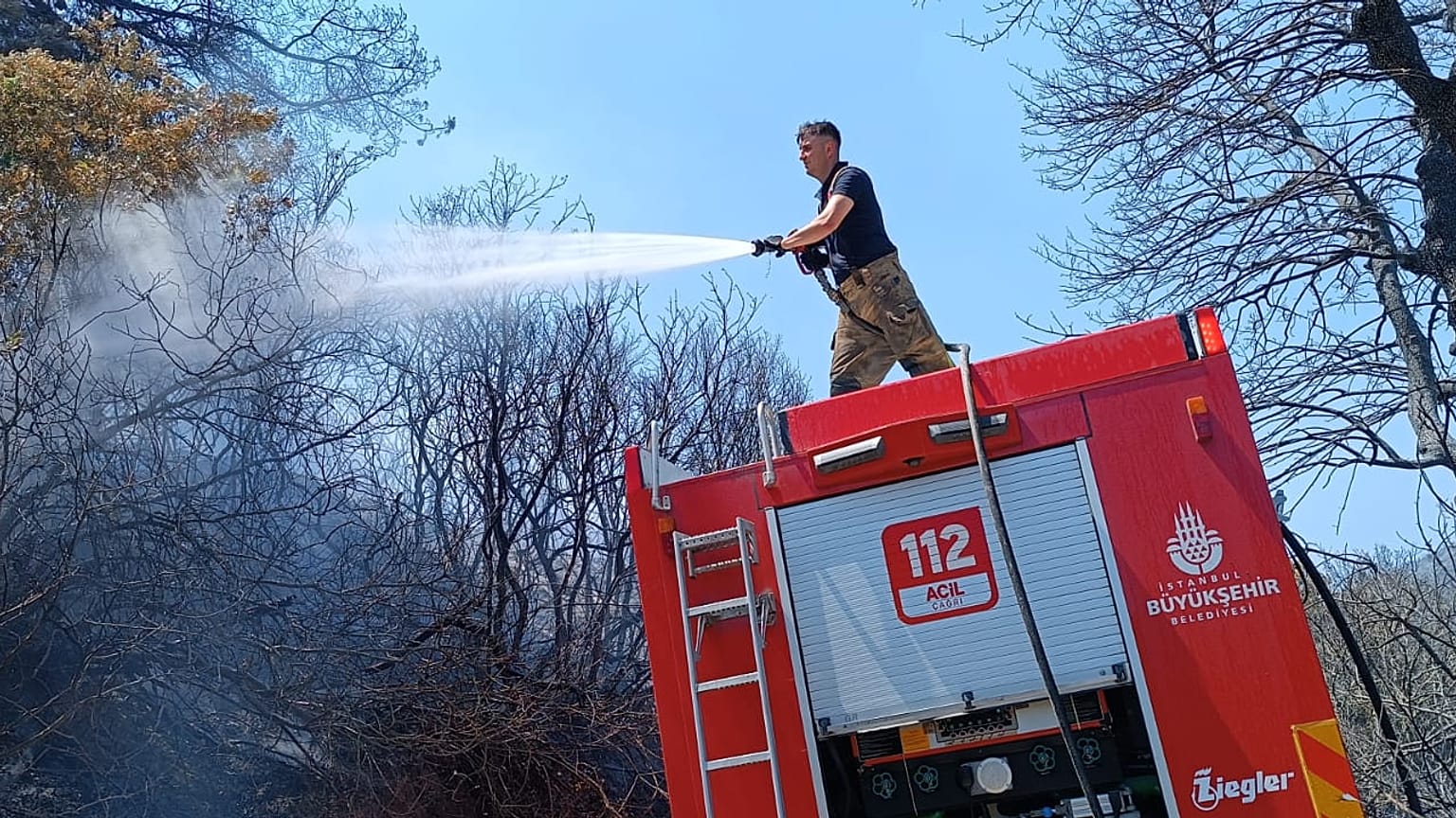 İzmir’deki orman yangınına destek amacıyla bölgeye giden İBB ekibi, Haziran 2025