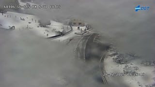 Imagen de la cámara de tráfico de Cotos (Madrid) 28 de diciembre de 2025