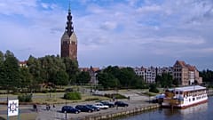 Elbląg liegt am Fluss Elbląg