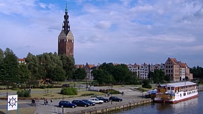 Elbląg is located on the river Elbląg