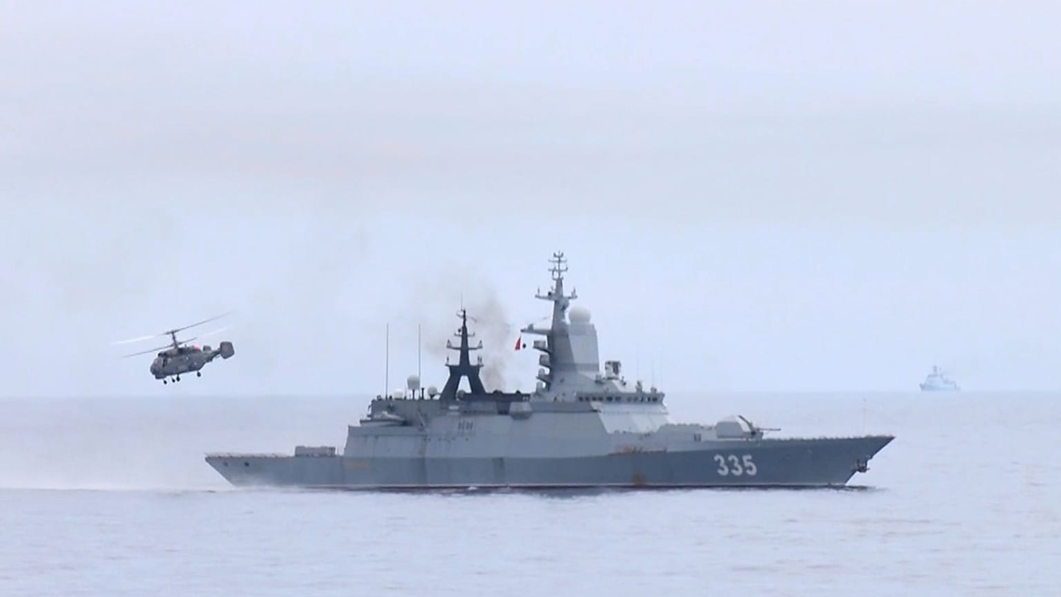کشتیهای جنگی چین و روسیه در ماه ژوئن امسال در یک رزمایش نظامی مشترک