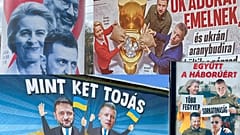 Affiches géantes d'un passé récent
