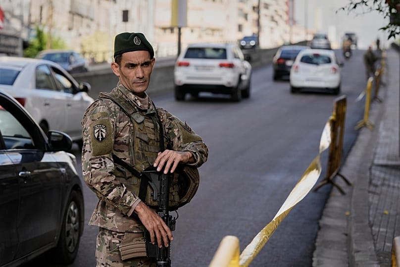 انتشار عناصر من الجيش اللبناني في بيروت، في 30 نوفمبر 2025.