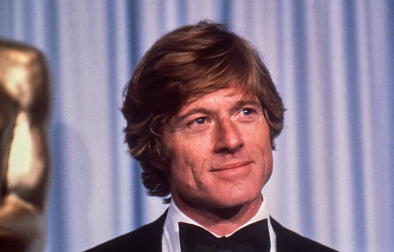 Actor Robert Redford after he won the Oscar for best director for Ordinary People, at the Academy Awards, March 31, 1981. 