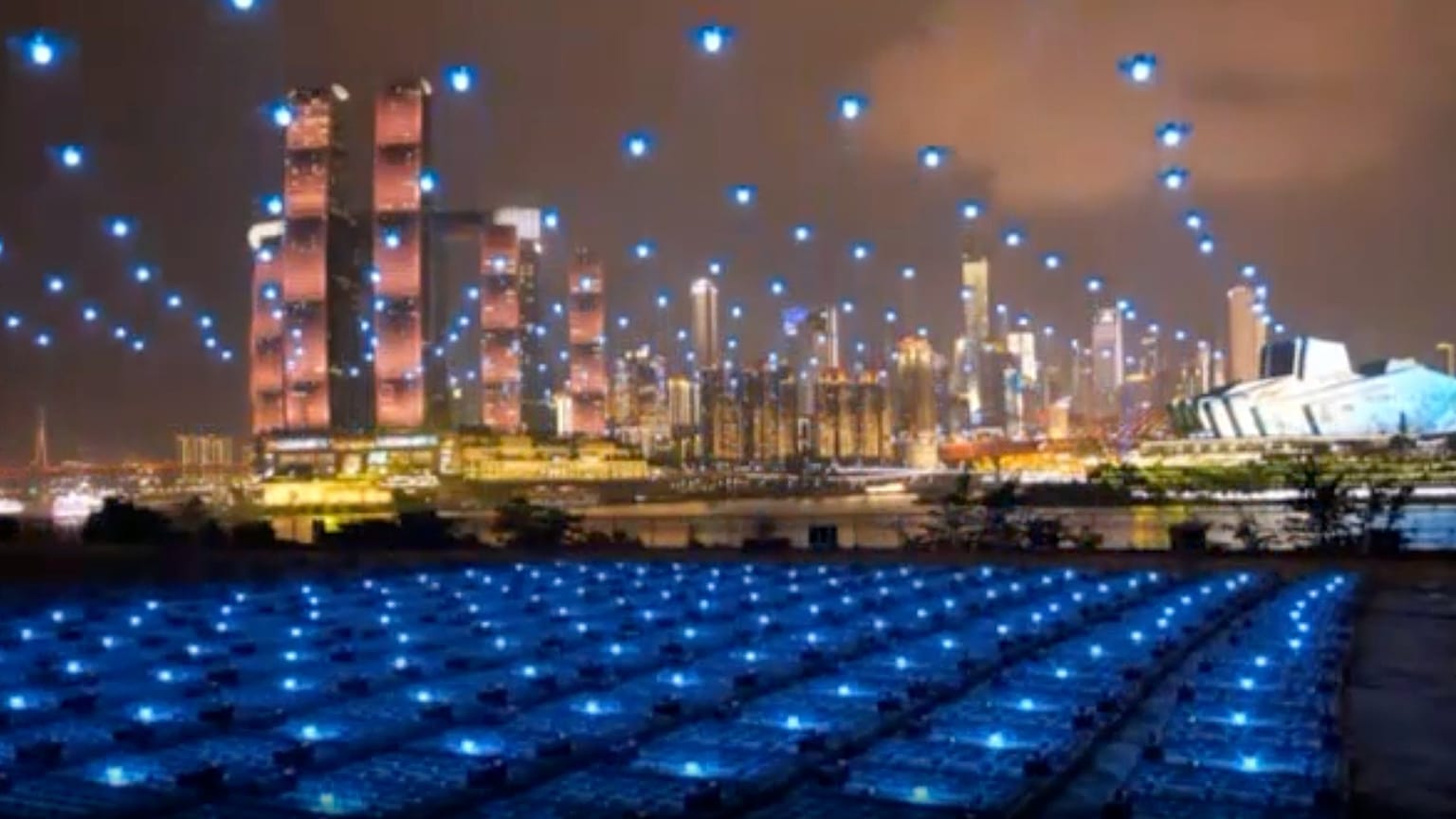 полеты беспилотников в Китае