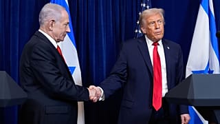 نشست مطبوعاتی ترامپ و نتانیاهو