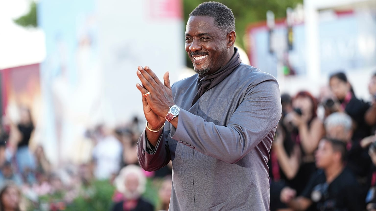 FILE: Idris Elba at the 82nd Venice Film Festival screening of 'A House of Dynamite', September 2025