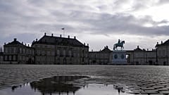 Le palais d'Amalienborg, résidence de la famille royale danoise