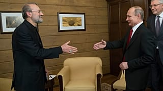 دیدار ولادمیر پوتین، رئيس جمهور روسیه با علی لاریجانی