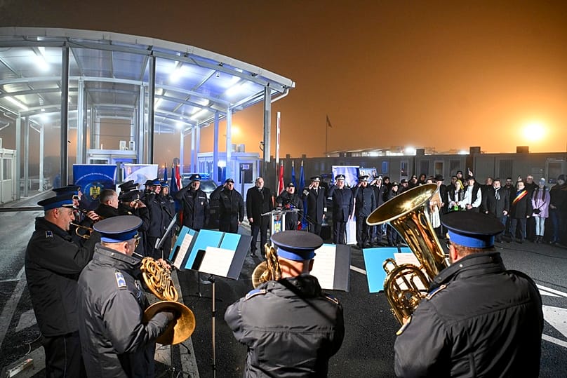 Fúvószenekar a magyar-román határon