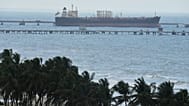 FILE: An oil tanker is docked at El Palito port in Puerto Cabello, Venezuela, 21 December 2025