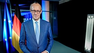 German Chancellor Friedrich Merz during the recording of the Federal Chancellor's New Year's address in Berlin, 19 December, 2025