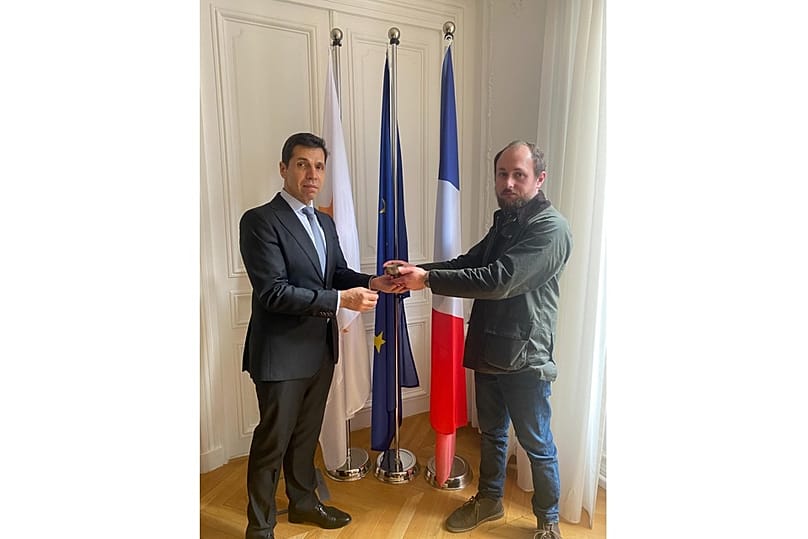 Παράδοση της αρχαιότητας στην κυπριακή πρεσβεία