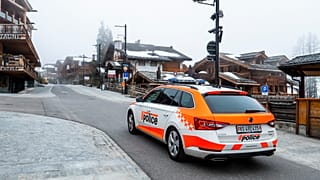 Polizei im Einsatz in der Schweiz, Symbolbild aus dem Archiv