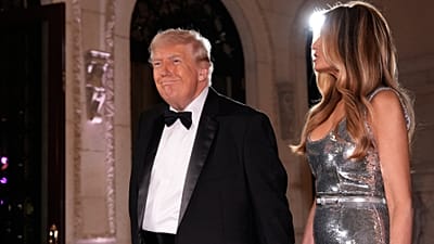دونالد ترامپ و همسرش