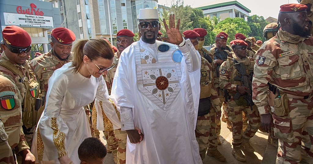 Guinea: Doumbouya supporters express joy after victory in presidential election