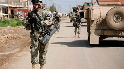 دورية في شمال الموصل، العراق