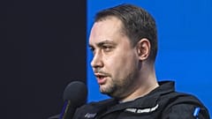 Az ukrán katonai hírszerzés volt vezetője, Kirilo Budanov egy kijevi sajtótájékoztatón 2025. február 25-én