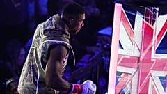 Anthony Joshua trifft zu einem Schwergewichtsboxkampf gegen Jake Paul in Miami ein, 19. Dezember 2025