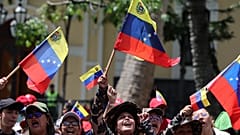 Mitglieder der bolivarischen Miliz versammelten sich am Samstag, den 4. Oktober 2025, zu einer Militärübung in Caracas, der Hauptstadt Venezuelas.