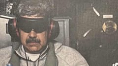 Maduro'nun ABD uçağındaki ilk fotoğrafı