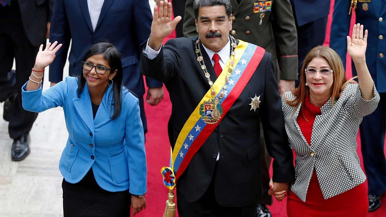 Delcy Rodriguez, Maduro ve eşi
