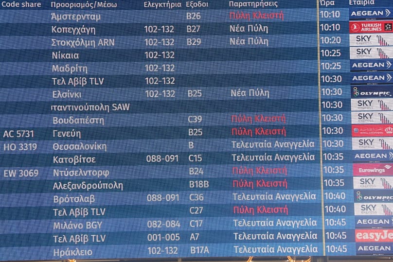 Καθυστερήσεις και ακυρώσεις πτήσεων